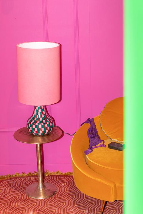Image du produit Bold Monkey Don't Be Afraid of Colour Table Lamp Pink (E27)