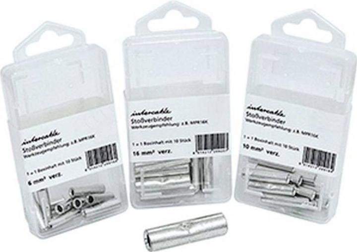 Produktbild Intercable Stossverbinder ICR50VSB10 50qmm m.Mittenanschlag SB-Boxen In.:10S
