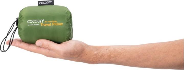 Immagine prodotto Cocoon Air Core Down Travel Pillow fresh olive/grey (Cuscino per testa e collo)