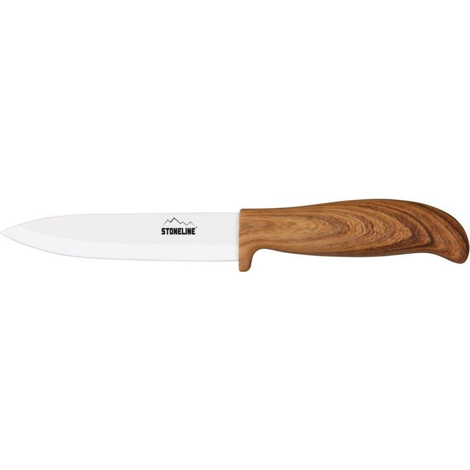 Stoneline Back to Nature Universal Knife 18314 Ceramic Knife, White / Wood, 1 pc (s), Küchenmesser, Weiss