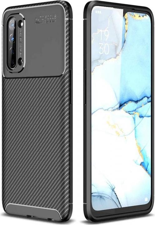 Produktbild Screenguard Oppo Find X2 Lite Hülle Carbon Design TPU Case (Oppo Find X2 Lite)