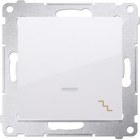 Kontakt DW6AL.01/11, Taster + Schalter, Weiss