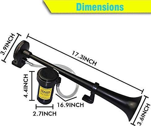 Actual product image Gampro Air horn with compressor