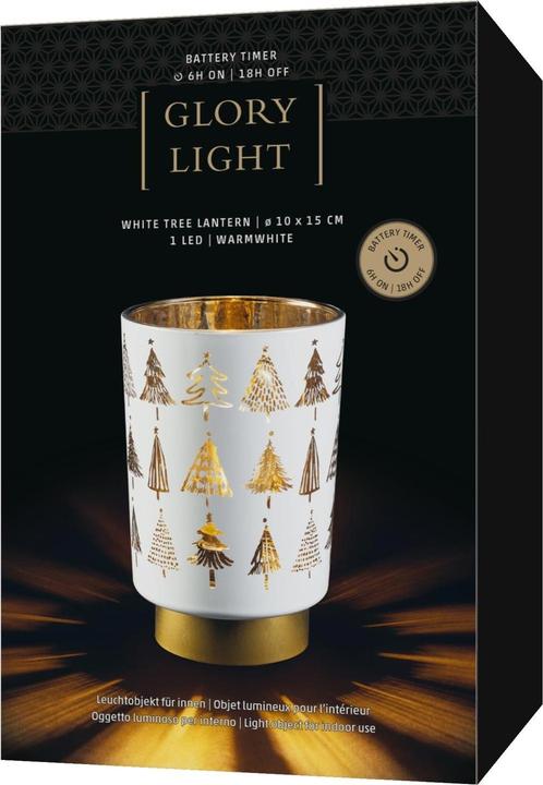 Image du produit STT Lanterne, arbre, S, 15 cm, Blanc