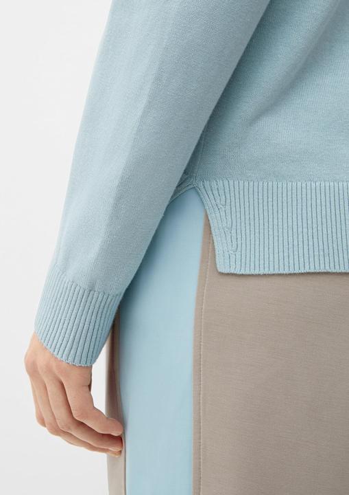 Produktbild s.Oliver Strickpullover Strickpullover mit V-Ausschnitt (38)