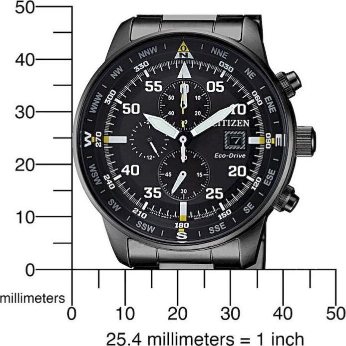 Actual product image Citizen Eco-Drive Chrono CA0695-84E (M) (Chronograph, 44 mm)