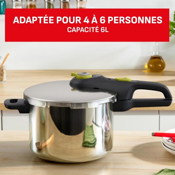 Productafbeelding Tefal Secure 5 Neo inkl. Dampfkorb (22 cm, Snelkookpan, Roestvrij staal)