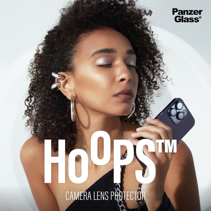 Actual product image PanzerGlass Hoops Camera Lens Protector (1 Piece, Apple iPhone 16 Plus, Apple iPhone 16)