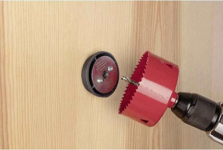 Productafbeelding wolfcraft wolfcraft 1 Aufbohrhilfe Ø54-70mm (70 millimeter)