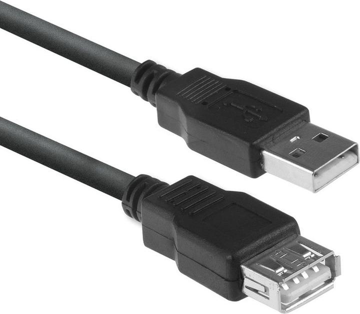 Image du produit ACT USB-A 2.0 mâle - USB-A femelle 1,8 m (1.80 m, USB 2.0)