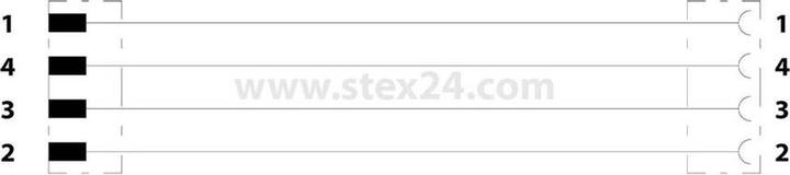 Produktbild Phoenix Contact SENSOR/ACTUATOR CABLE, 4-POS., 3 M