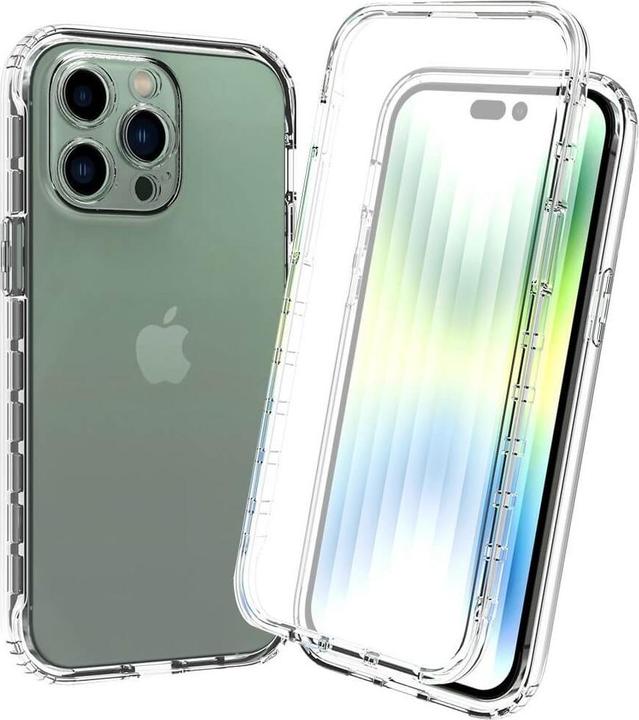 Actual product image Cover-Discount iPhone 14 Pro - Full Protection Protective Case transparent (Apple iPhone 14 Pro)