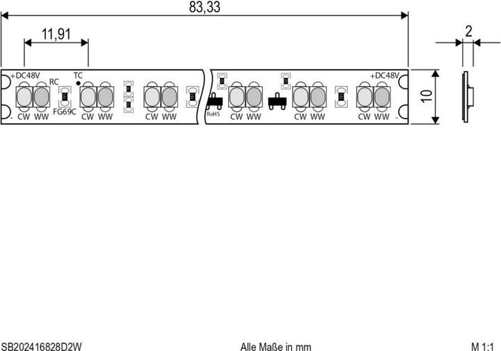 Image du produit EVN-Lichttechnik Bande lumineuse LED EVN (Blanc chaud, 500 cm, Intérieur)