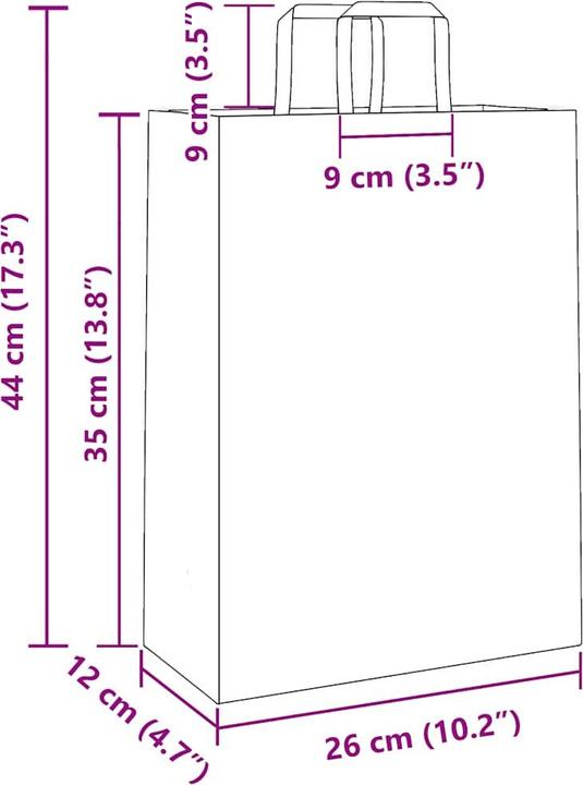 Actual product image VidaXL Philbert (Gift bag, 250 x)