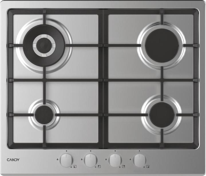 Produktbild Candy Zeitloser CHG6BR4WX Edelstahl-Gaseinbauherd(e) mit 4 Kochstellen