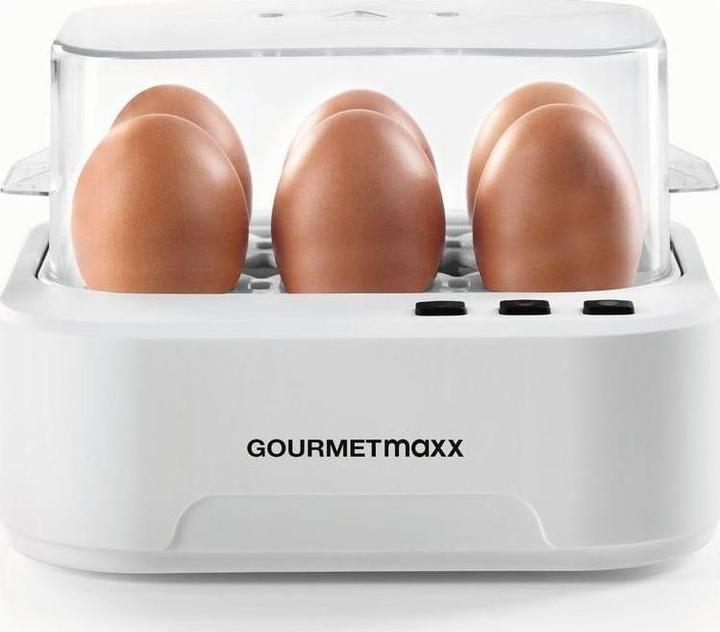 Gourmetmaxx Eierkocher Weiss, Automatische Temperaturkontrolle: Keine