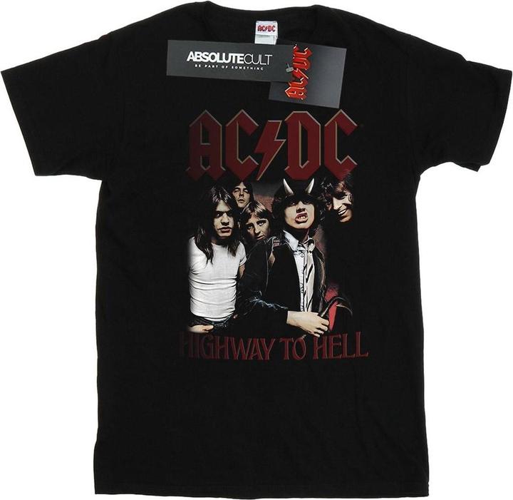 Produktbild AC/DC Highway To Hell Baumwolle Boyfriend TShirt (S)