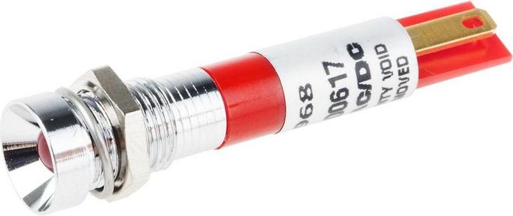 Produktbild RS PRO LED 8mm 24Vac rot