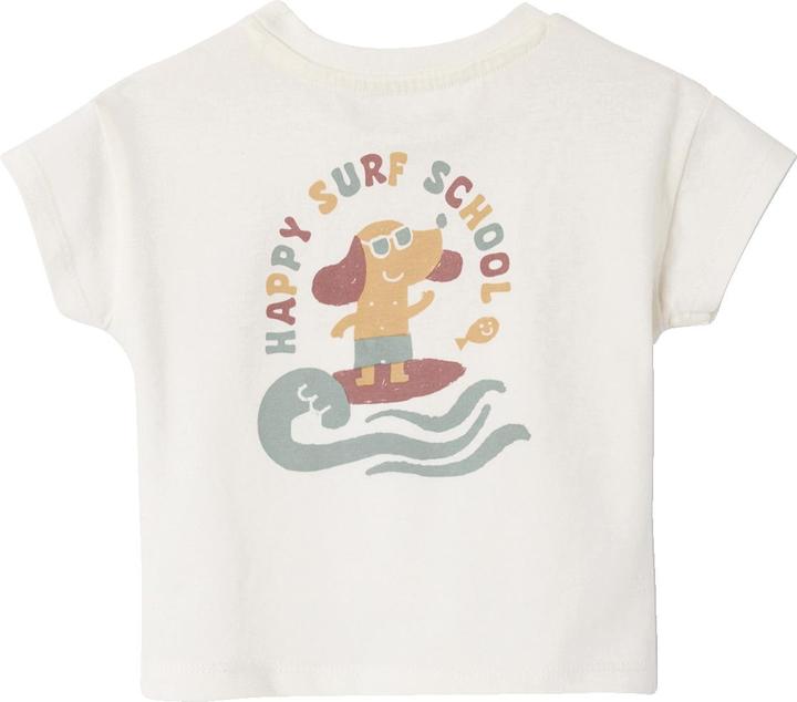 Immagine prodotto Vertbaudet Bio-Kollektion: Baby T-Shirt mit Print hinten und Verschluss an der Schulter (92)
