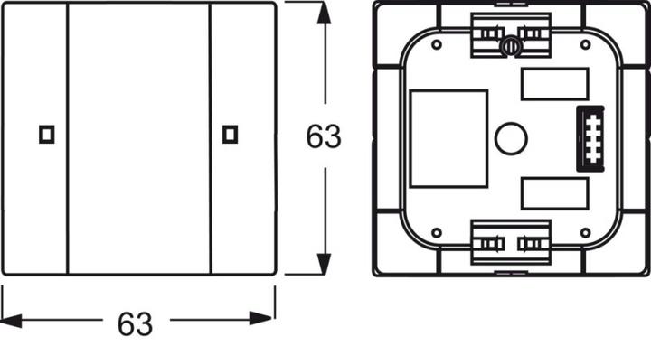 Actual product image Busch-Jaeger Control element 1/2-fold