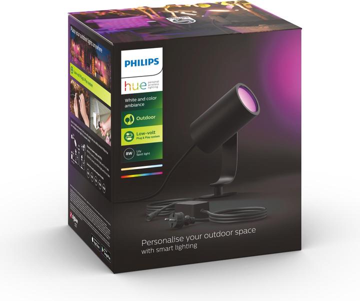 Produktbild Philips Hue Lily DE Stecker (640 lm, IP65)