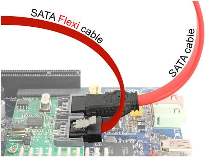 Actual product image Delock FLEXI SATA cable