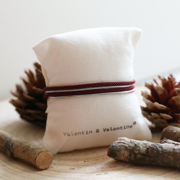 Immagine prodotto Val&Val Bracciale Bordeaux Da Uomo (Acida, Cordone)