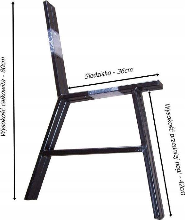 Actual product image Unimet Steel leg for the bench set. 2 pcs.