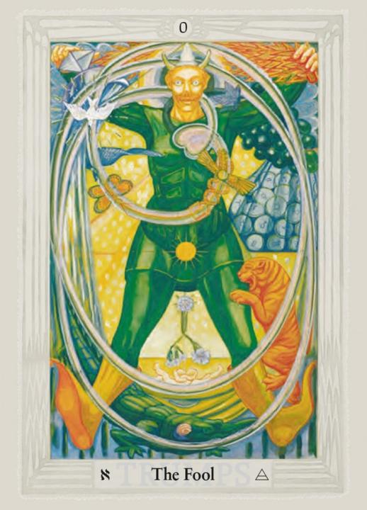 Produktbild Aleister Crowley Thoth Tarot (Deluxe Edition, English, GB), with 1 book, with 78 inserts, 2 parts (Englisch, Aleister Crowley, Frieda Harris, 2023)