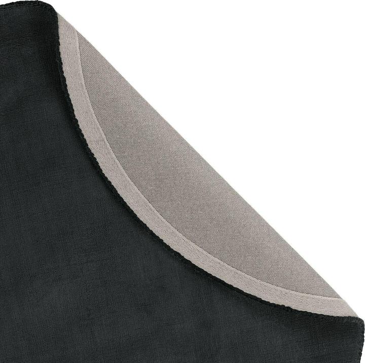 Produktbild Loberon Teppich Mariselle dunkelgrau (Ø 150 cm)