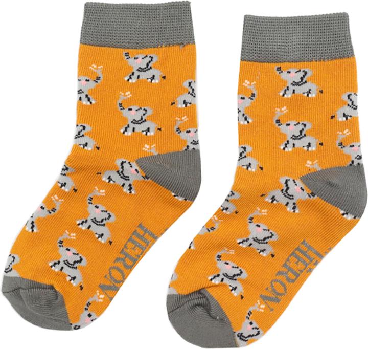 Miss Sparrow 2er Pack Bambus Socken mit Tiermotiv | Lustige Tiersocken Bunt  | Mr Heron (2er Pack, 26 - 30)