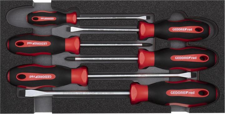 Produktbild Gedore Red red R22150013 Schraubendrehersatz PH+SL 2/6 CT-Modul 6-teilig (Schlitz)