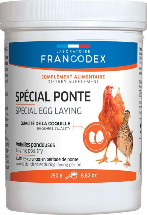 Image du produit Francodex Préparation à la production d'oeufs pour soutenir les poules pondeuses, 250 g (Chien)