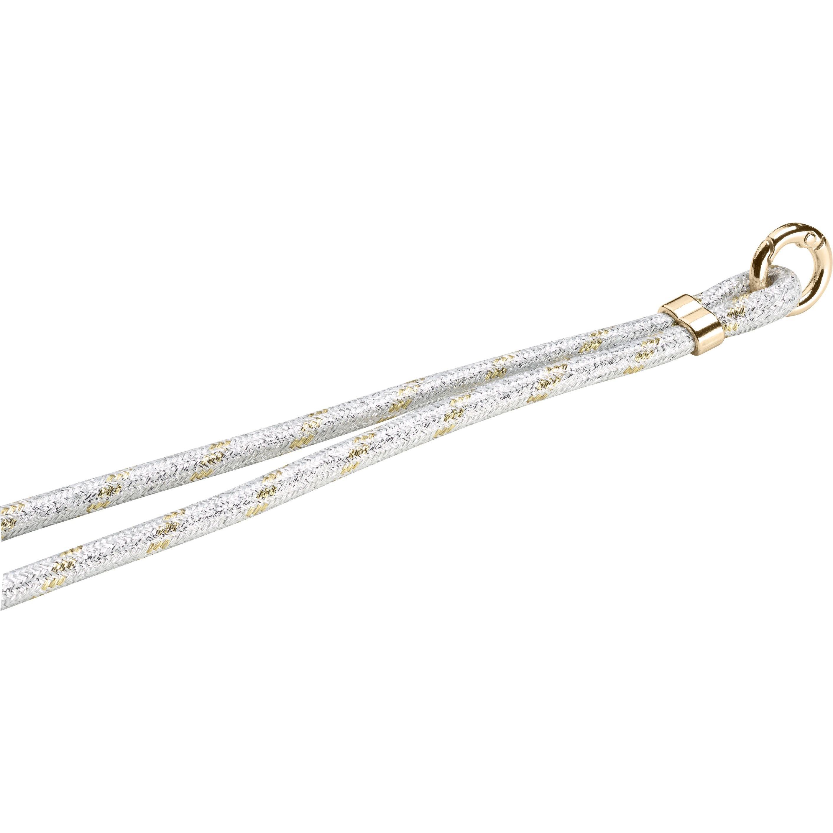 Thumbnail - Cellularline Universal Necklace Strap Lace Silver, Handykette, Grau