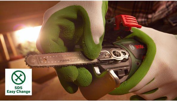 Actual product image Bosch Home & Garden AdvancedCut 18 with battery (Battery chain saw)