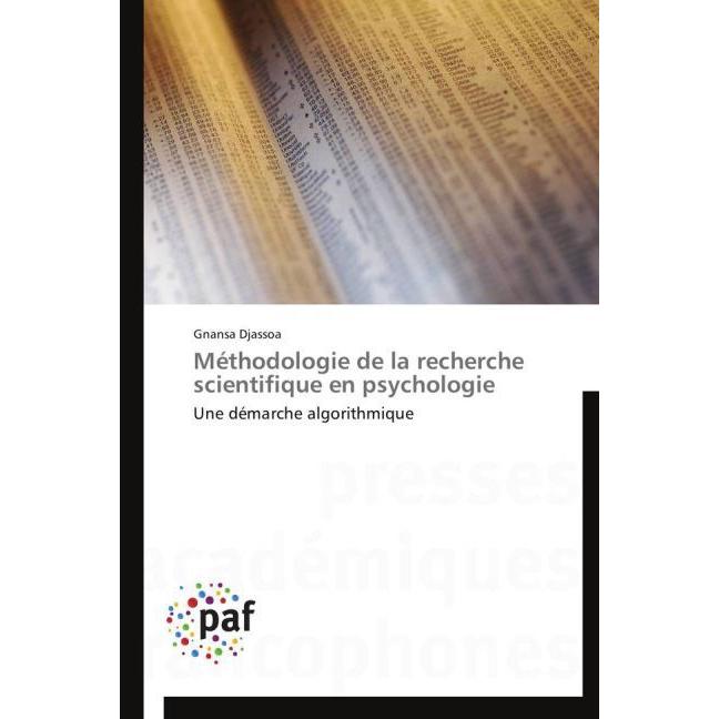 Méthodologie de la recherche scientifique en psychologie, Sachbücher