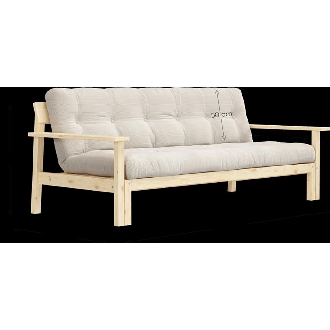 Thumbnail - Karup Design, Sofa, Unwind Klar lackiert (Bettsofa, 3-Sitzer)