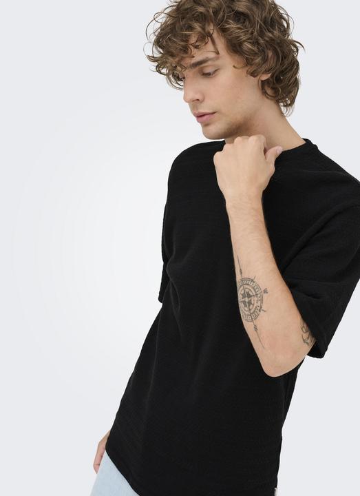 Actual product image Only & Sons Onsgivo Reg 12 Ss Crew Knit Noos (XS)