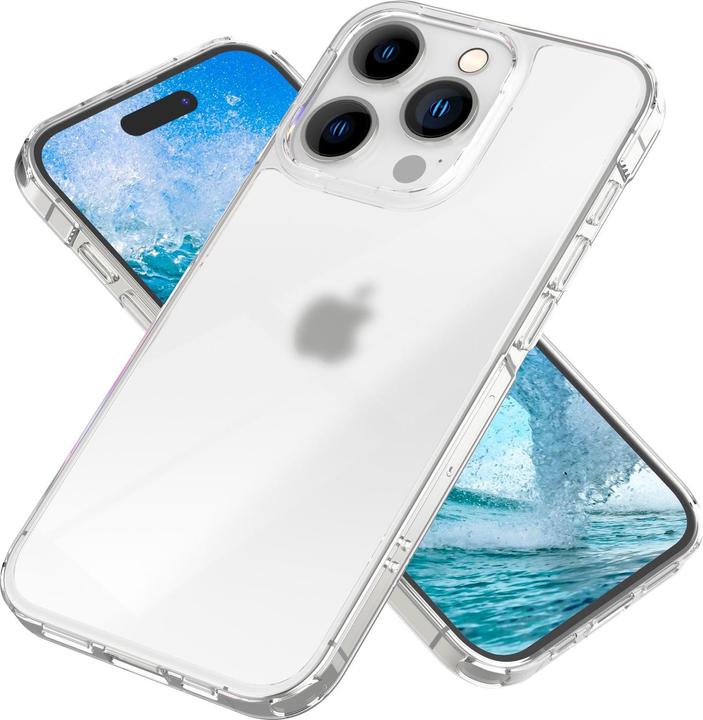 Actual product image Nalia Half Clear Frosted Cover (Apple iPhone 15 Pro)
