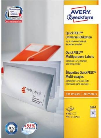 Productafbeelding Avery Universele etiketten