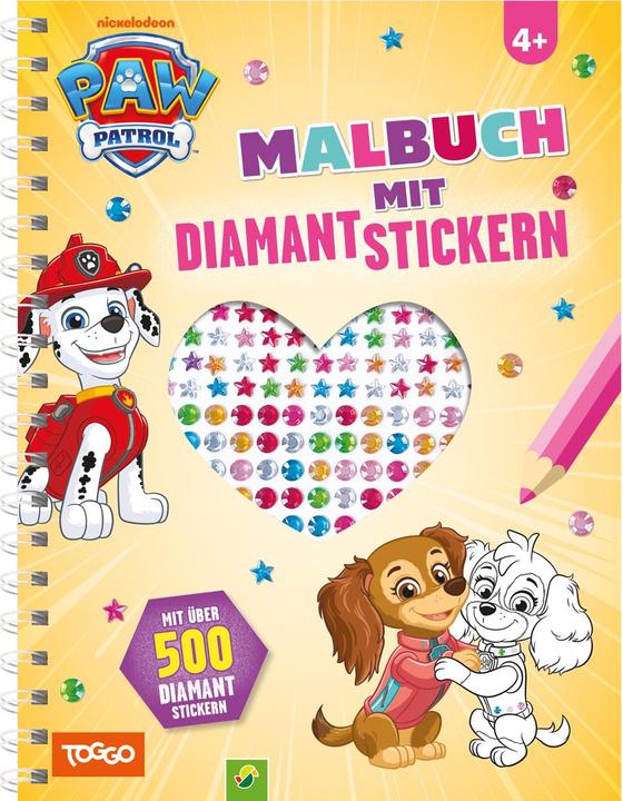 PAW Patrol - Malbuch mit Diamantenstickern