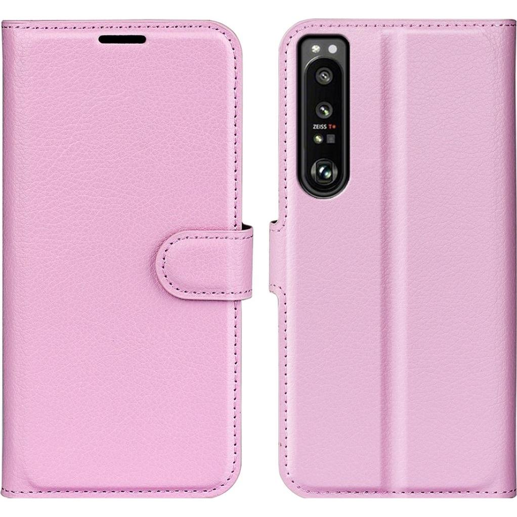 Thumbnail - Screenguard Sony Xperia 1 IV Leather Guard Lederhülle (Sony Xperia 1 IV), Smartphone Hülle, Rosa
