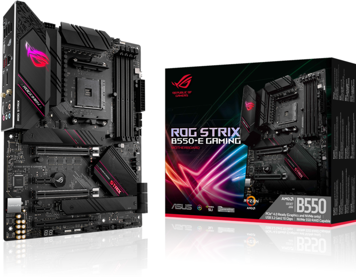 Actual product image ASUS ROG STRIX B550-E GAMING (AM4, AMD B550, ATX)