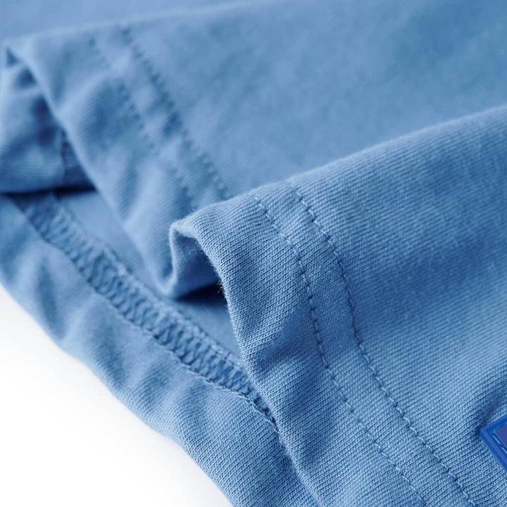 Immagine prodotto VidaXL Maglietta per bambini blu medio 140,Materiale: 100 (140)