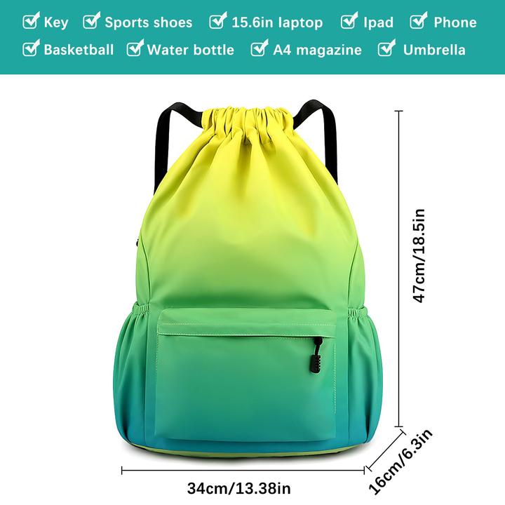 Produktbild Only-Bags.Store Sporttasche, wasserdichte Tasche mit grossem Fassungsvermögen mit Kordelzug Rucksack, Schwimmen