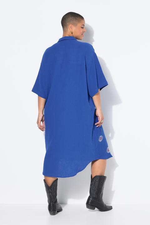 Produktbild Studio Untold Midikleid, oversized, Musselin, Augen-Stickerei (42, 44)