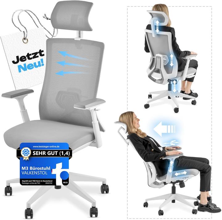 Produktbild Valkenstol Ergonomischer Bürostuhl M3 Pro