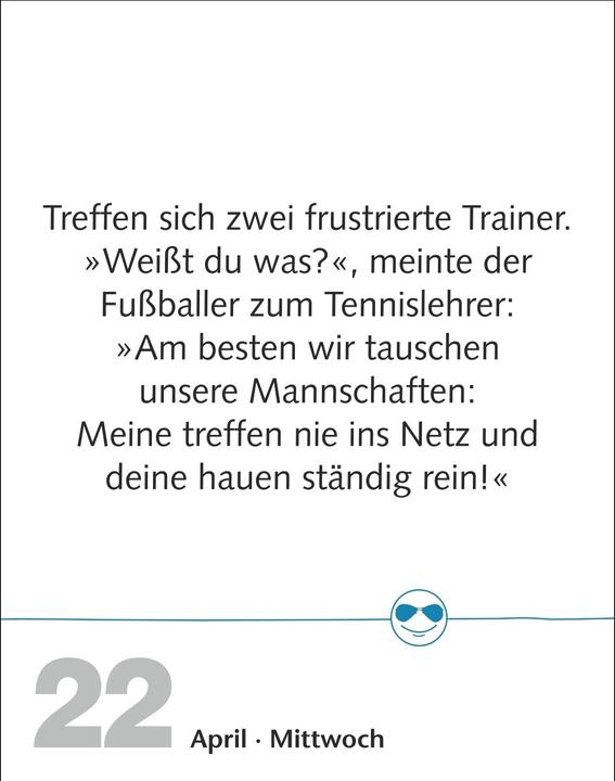 Actual product image Harenberg Beste Witze Tagesabreisskalender 2026 (Hardcover, German)