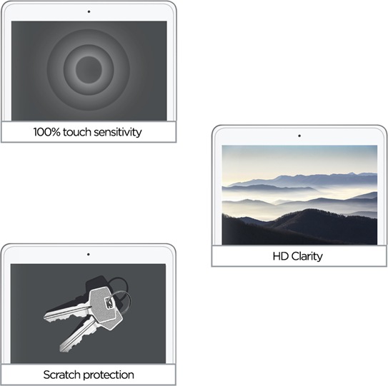 Actual product image Eiger Mountain Glass Clear Tablet (1 Piece, Galaxy Tab S4 10.5 (2018))