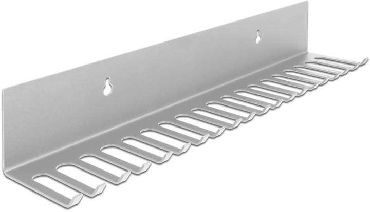 Actual product image Delock Cable holder 318 x 65 mm for wall mounting gray